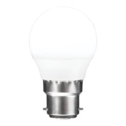Essentials  B22 Mini Globe LED Light Bulb  470lm 4.2W 4 Pack