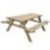 Forest Large Rectangular Garden Picnic Table 1770mm x 1530mm x 770mm