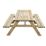 Forest Large Rectangular Garden Picnic Table 1770mm x 1530mm x 770mm