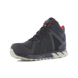 Reebok  Size 8  Black Water-Resistant  Safety Boots