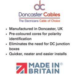 Doncaster Cables PV-Ultra Black 4.0mm²  Solar Cable 50m Drum