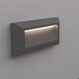Lutec Helena Outdoor LED Brick Light Wall-Mounted Dark Grey 14W 450lm