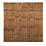 Forest Vertical Board Closeboard  Garden Fencing Panel Dark Brown 6' x 6' Pack of 5