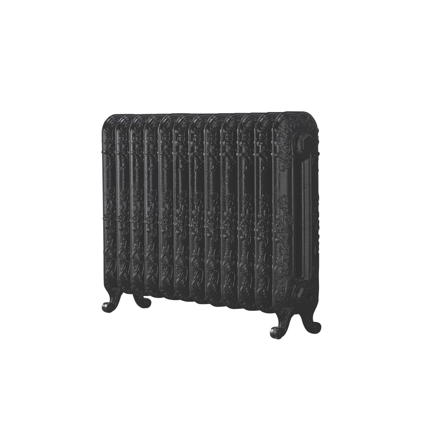 Arroll 597mm x 814mm 3108BTU Black Cast Iron 2 Column Radiator (983KY)
