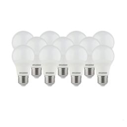 Sylvania ToLEDo E27 GLS LED Light Bulb Frosted 806lm 7W 10 Pack