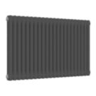 Reina 600mm x 1010mm 3272BTU Anthracite Horizontal 2 Column Radiator
