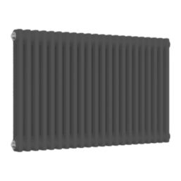 Reina 600mm x 1010mm 3272BTU Anthracite Horizontal 2 Column Radiator
