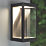 LAP Angel Outdoor LED Rectangular Frame Lantern Black 11W 400lm