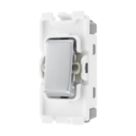 British General Nexus Grid 20A Grid Intermediate Switch Brushed Steel