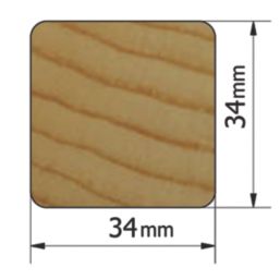Shire  6' x 2' 6" (Nominal) Pent Overlap Timber Garden Store