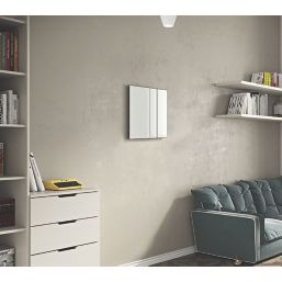 Ximax  400W Electric Wall-Mounted Designer Infrared Radiator 600mm x 600mm Mirror 1365BTU