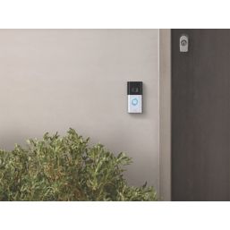 Ring Video Doorbell 4 Wired or Wireless Smart Video Doorbell Satin Nickel -  Screwfix