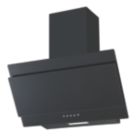 Essentials NNAGHB60UK Angled Glass Hood Black 600mm
