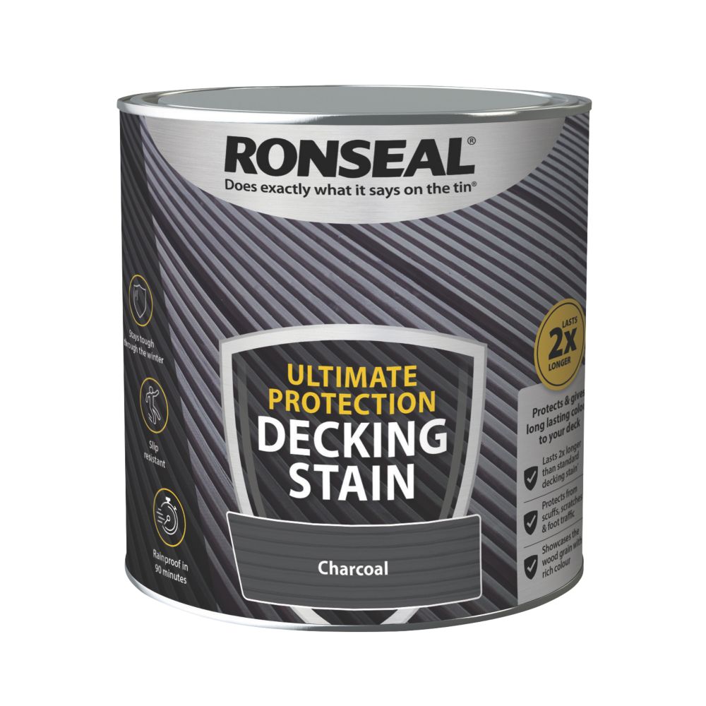 Ronseal Ultimate Protection Decking Stain Charcoal 2.5Ltr