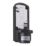 Saxby Motion Outdoor Rectangular LED Bulkhead With PIR Sensor Black 6W 600lm