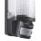 Saxby Motion Outdoor Rectangular LED Bulkhead With PIR Sensor Black 6W 600lm