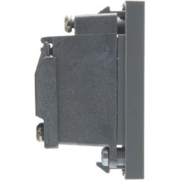 British General  Modular Coaxial TV Socket Grey