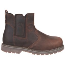 Amblers FS165 Size 4  Brown  Steel Toe Cap Safety Dealer Boots
