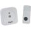 Knightsbridge DC010 Battery-Powered Wireless Door Chime Kit White