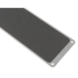FENCEMATE  Black Aluminium Anti-Slip Plate 1000mm x 115mm x 1.5mm