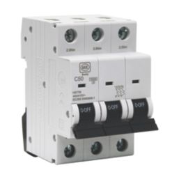 MK Sentry  50A 3-Pole C Curve 3-Phase MCB