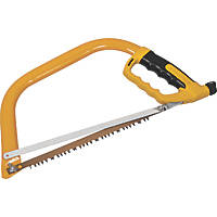 Roughneck  24 / 4tpi Wood/Metal/Plastic Bow Hacksaw with Spare Blade 12" (300mm)
