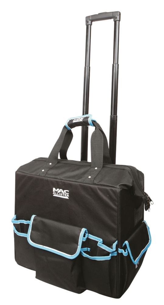 Mac Allister Hard Base Tool Bag with Wheels 18