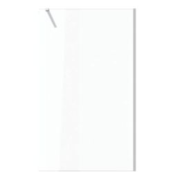 Palermo  Semi-Framed Showerwall Glass Chrome 1400mm x 1950mm
