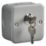 Knightsbridge  20A 1-Gang DP Metal Clad Control Switch