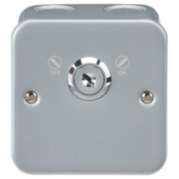 Knightsbridge  20A 1-Gang DP Metal Clad Control Switch