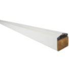 Radmat Building Materials Capex 70 White 35mm Gable End Glazing Bar 3000mm x 70mm