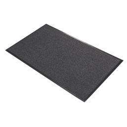 COBA Cosmo Entrance Mat Grey/Black 1.5m x 0.9m x 8mm