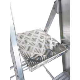 Lyte Aluminium 2.43m 7 Step Platform Step Ladder