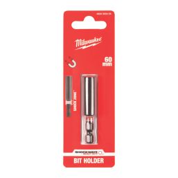 Milwaukee Shockwave 1/4" Hex Magnetic Bit Holder 60mm
