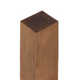 Forest Golden Brown Fence Posts 75mm x 75mm x 2100mm 5 Pack
