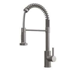 ETAL Contra  Pull-Out Kitchen Mixer Tap Brushed Steel
