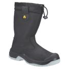 Amblers FS209 Size 11  Black Water-Resistant Steel Toe Cap Safety Rigger Boots