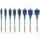 Bosch Expert SelfCut Speed Hex Shank  Flat Wood Drill Bit Set 8 Pieces