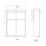Alaska Bathroom Fitted Furniture Pack LH Vanity with Basin Dark Grey Matt 1244mm x 355mm x 997mm