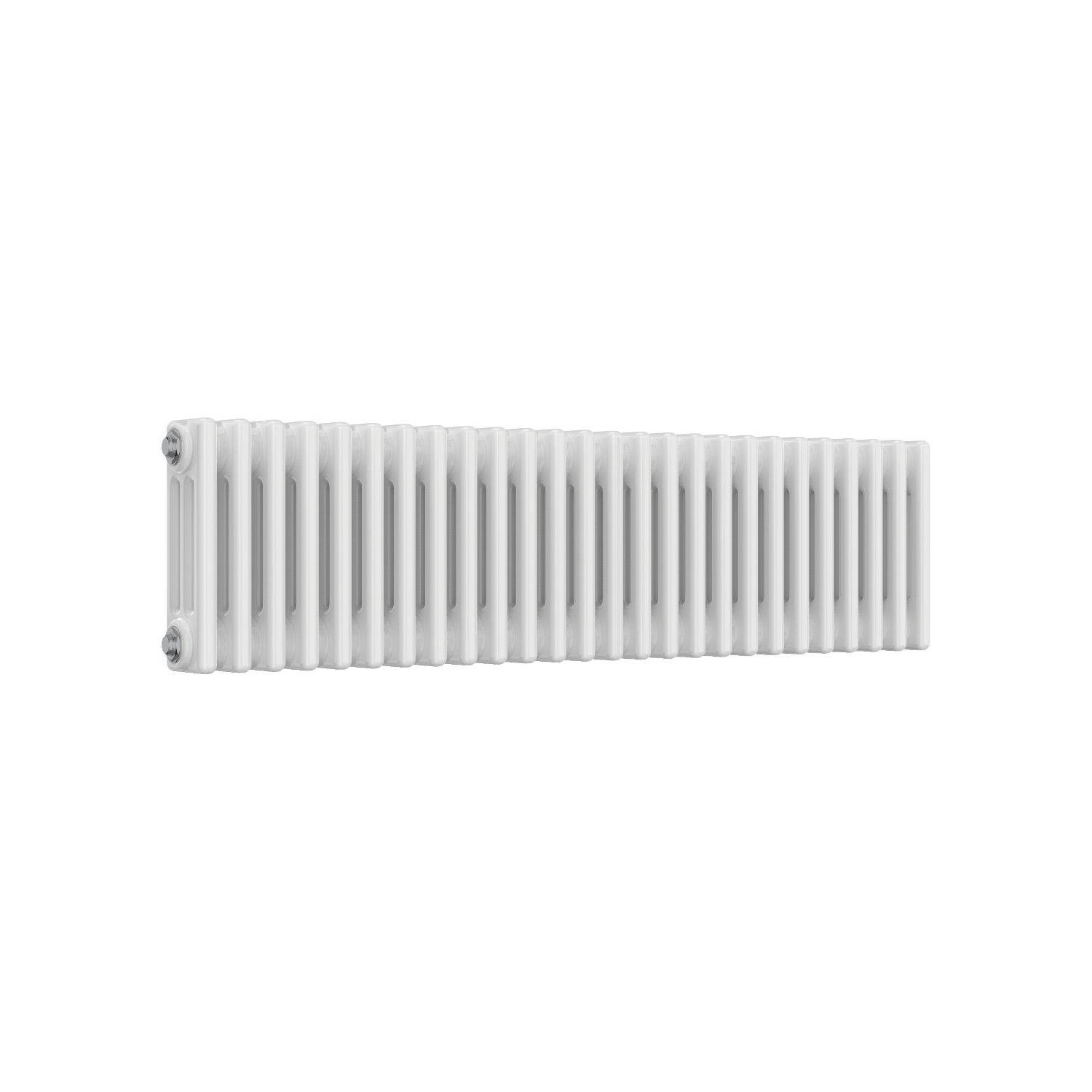 Reina 300mm x 1190mm 2725BTU White Horizontal 3 Column Radiator (984LH)