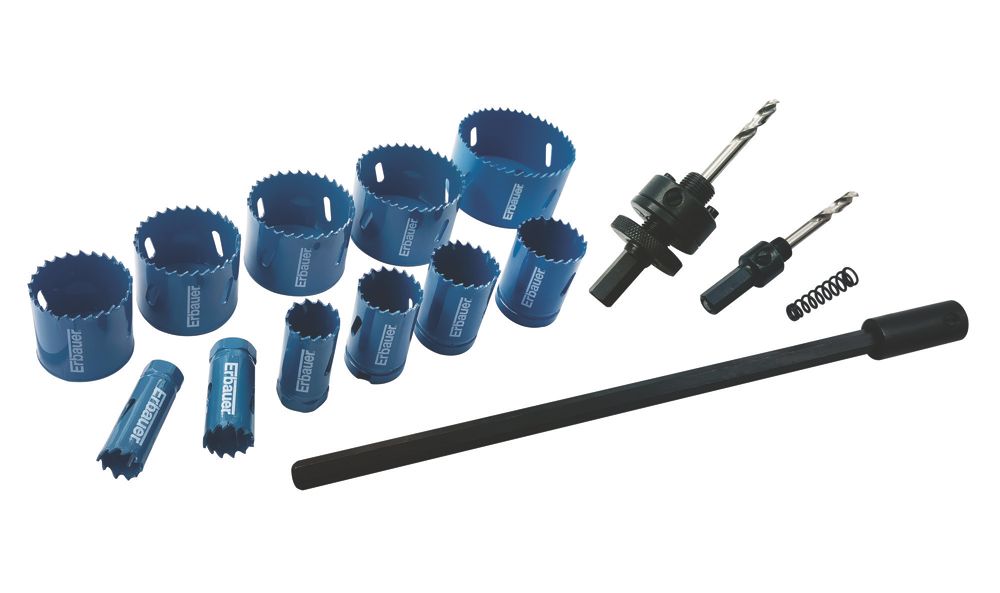 Erbauer 11 Saw Multi Material Holesaw Set