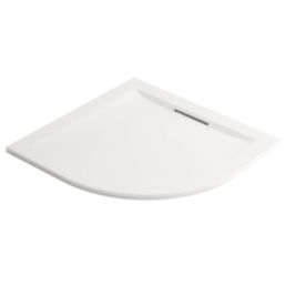 Mira Flight Level Safe Quadrant Shower Tray White 1000mm x 1000mm x 25mm