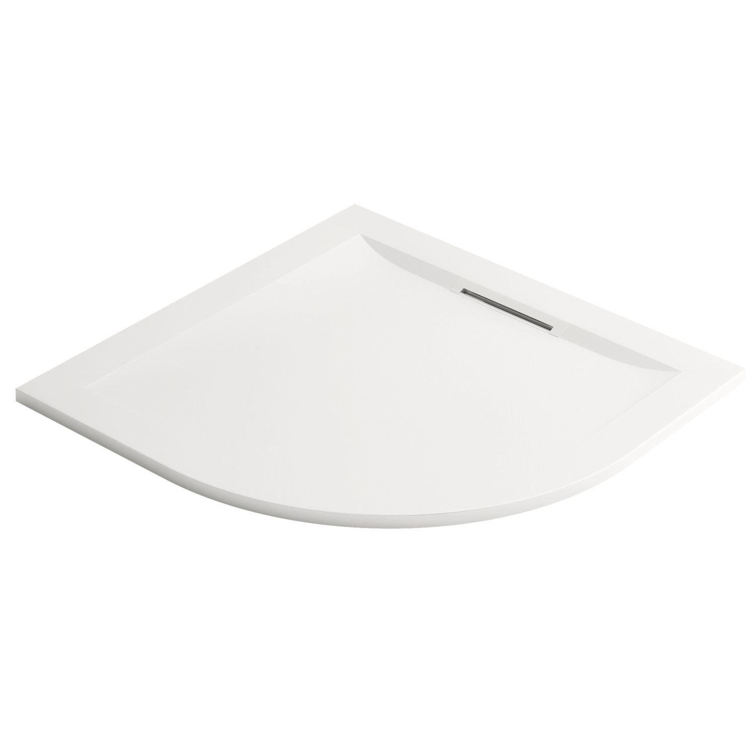 Mira Flight Level Safe Quadrant Shower Tray White 1000mm x 1000mm x 25mm (984PJ)