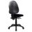Nautilus Designs Java 300 Medium Back Task/Operator Chair No Arms Black
