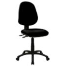 Nautilus Designs Java 300 Medium Back Task/Operator Chair No Arms Black