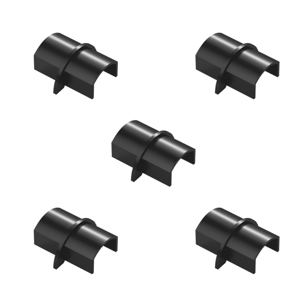 D-Line Trunking Connectors 20mm x 10mm 5 Pack - Screwfix