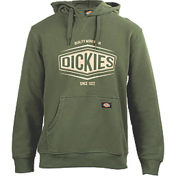 Dickies Rockfield Sweatshirt Hoodie Olive Green XX Large 43-46" Chest
