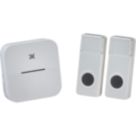 Knightsbridge DC014 Plug-In Wireless Door Chime Kit White