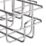 Swirl Caldew 1-Tier Bathroom Corner Shower Basket Chrome