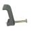Tower Grey Flat Double Cable Clips 1-1.5mm 100 Pack